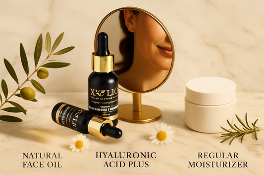 Natural Face Moisturizer vs Regular Moisturizer: Why Face Oil and Moisturizer with Hyaluronic Acid Transform Your Skin