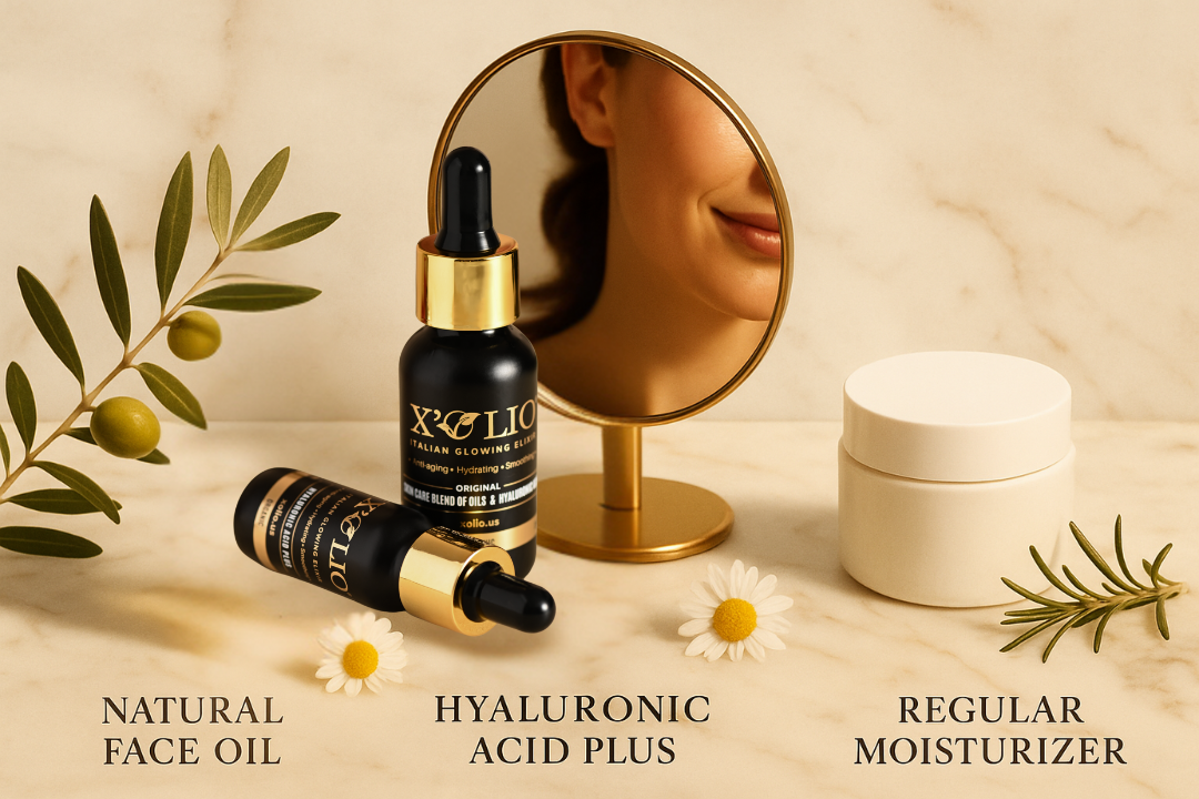 Natural Face Moisturizer vs Regular Moisturizer: Why Face Oil and Moisturizer with Hyaluronic Acid Transform Your Skin